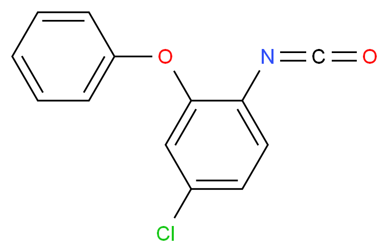 4-chloro-1-isocyanato-2-phenoxybenzene_分子结构_CAS_160693-21-0