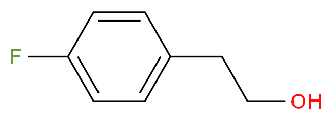 4-Fluorophenethyl Alcohol_分子结构_CAS_7589-27-7)