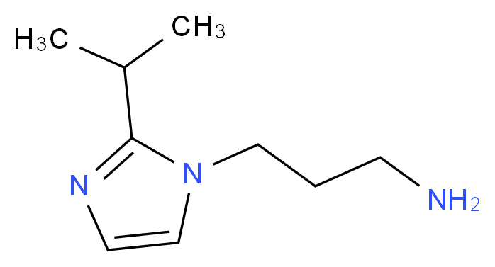 3-(2-isopropyl-1H-imidazol-1-yl)propan-1-amine_分子结构_CAS_733756-66-6)