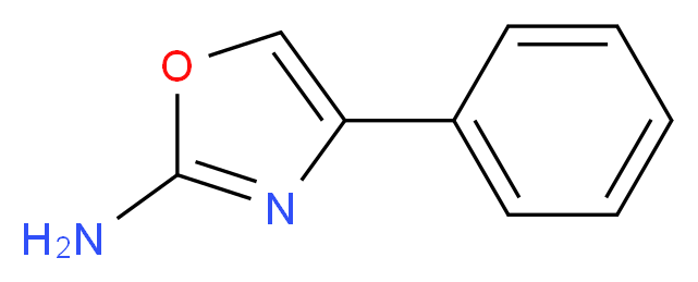 4-phenyl-1,3-oxazol-2-amine_分子结构_CAS_33119-65-2