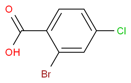 2-Bromo-4-chlorobenzoic acid_分子结构_CAS_)