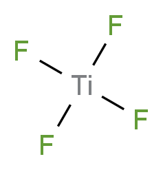 tetrafluorotitanium_分子结构_CAS_7783-63-3