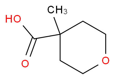 4-Methyltetrahydro-2H-pyran-4-carboxylic acid_分子结构_CAS_233276-38-5)