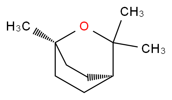 (1s,4s)-1,3,3-trimethyl-2-oxabicyclo[2.2.2]octane_分子结构_CAS_470-82-6