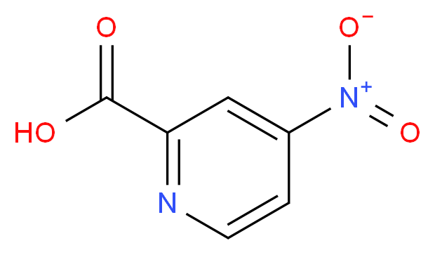 4-nitropyridine-2-carboxylic acid_分子结构_CAS_13509-19-8