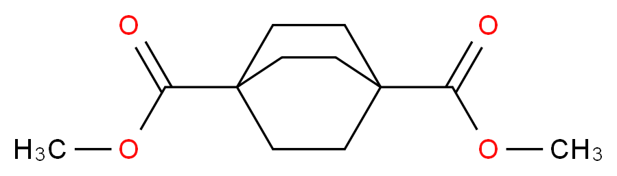 1,4-dimethyl bicyclo[2.2.2]octane-1,4-dicarboxylate_分子结构_CAS_1459-96-7