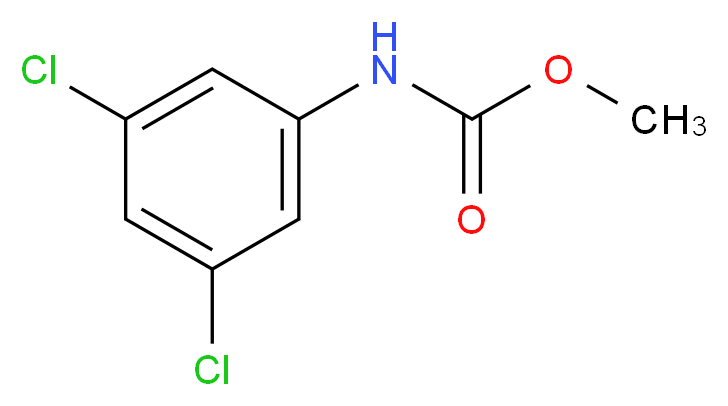 Methyl N-(3,5-dichlorophenyl)carbamate_分子结构_CAS_25217-43-0)