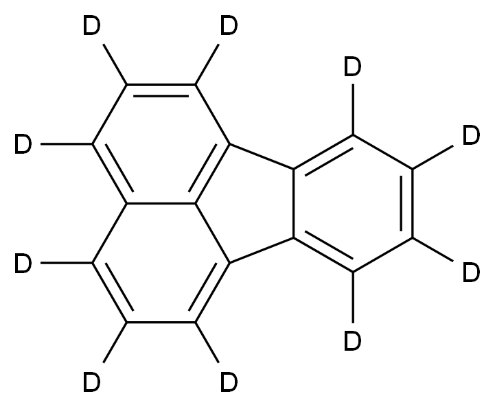 (<sup>2</sup>H<sub>1</sub><sub>0</sub>)fluoranthene_分子结构_CAS_93951-69-0