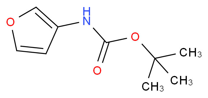 tert-Butyl furan-3-ylcarbamate_分子结构_CAS_56267-48-2)