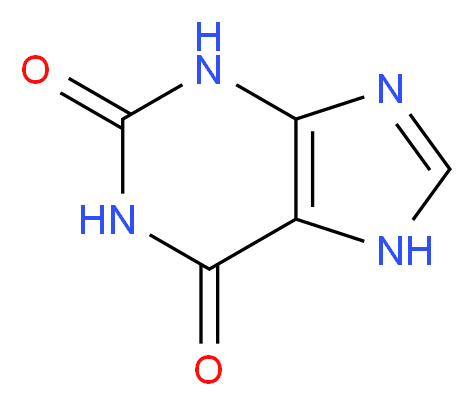 1H-Purine-2,6(3H,7H)-dione_分子结构_CAS_)