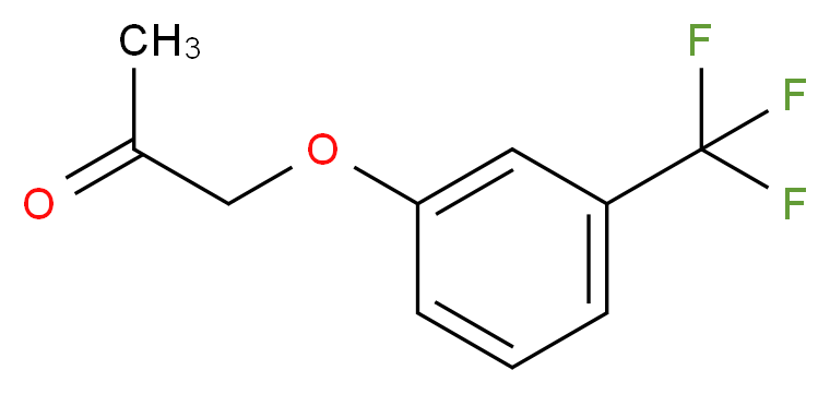 1-(3-TRIFLUOROMETHYLPHENOXY)-2-PROPANONE_分子结构_CAS_117322-88-0)