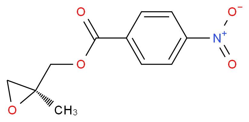 (2S)-(+)-2-甲基-4-硝基苯甲酸缩水甘油酯_分子结构_CAS_118200-96-7)