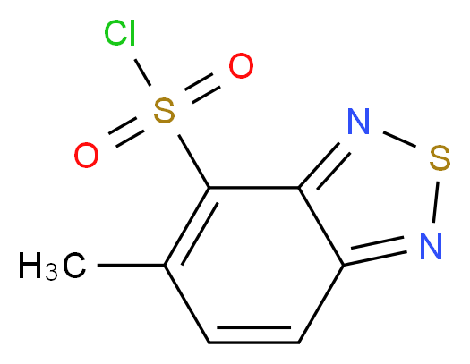 5-Methyl-2,1,3-benzothiadiazole-4-sulphonyl chloride_分子结构_CAS_)
