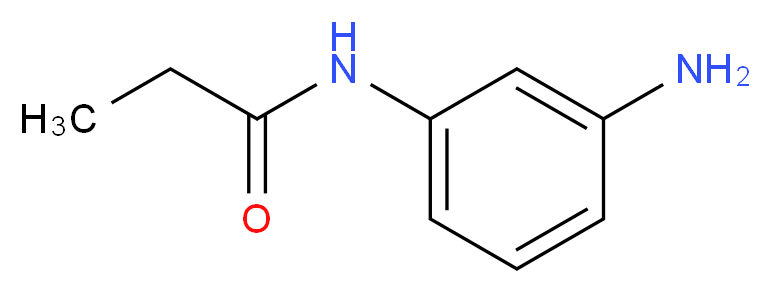 N-(3-Aminophenyl)propanamide_分子结构_CAS_)
