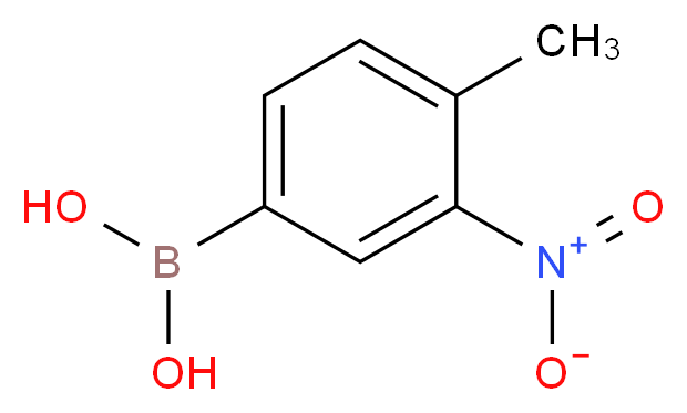 (4-Methyl-3-nitrophenyl)boronic acid_分子结构_CAS_80500-27-2)