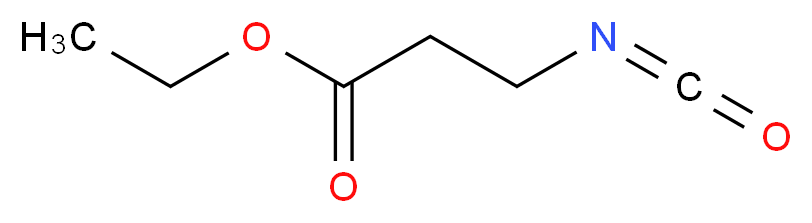 ETHYL 3-ISOCYANATOPROPIONATE_分子结构_CAS_5100-34-5)