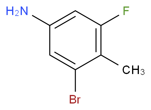 3-Bromo-5-fluoro-4-methylaniline_分子结构_CAS_207110-35-8)