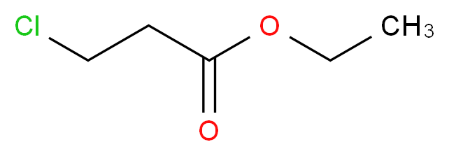 ethyl 3-chloropropanoate_分子结构_CAS_623-71-2