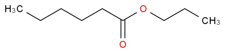 己酸丙酯_分子结构_CAS_626-77-7)