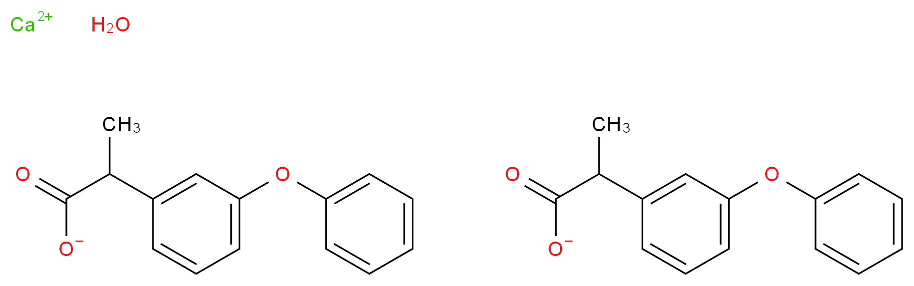 Fenoprofen calcium hydrate_分子结构_CAS_71720-56-4)