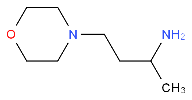 4-(morpholin-4-yl)butan-2-amine_分子结构_CAS_18247-01-3