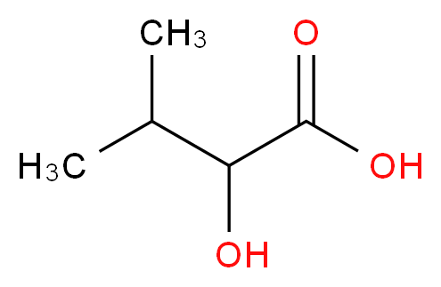 2-羟基-3-甲基丁酸_分子结构_CAS_4026-18-0)