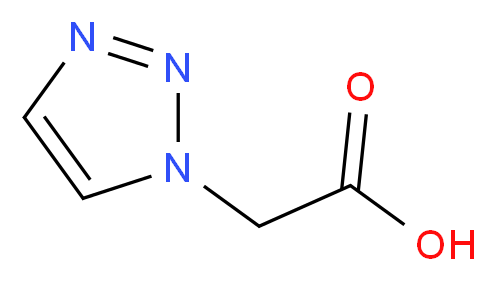 1H-1,2,3-TRIAZOLE-1-ACETIC ACID_分子结构_CAS_4314-22-1)