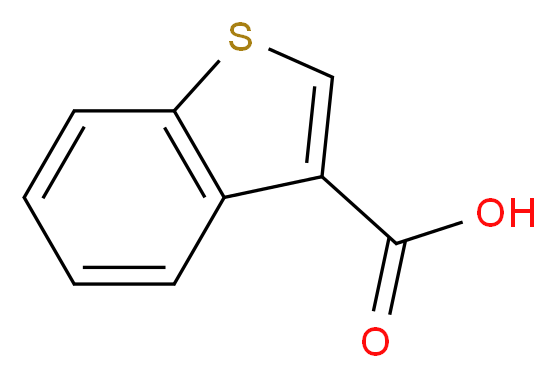 1-benzothiophene-3-carboxylic acid_分子结构_CAS_5381-25-9