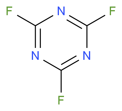 trifluoro-1,3,5-triazine_分子结构_CAS_675-14-9