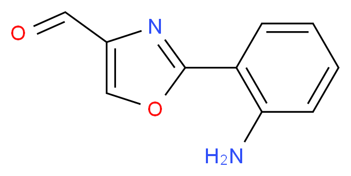 2-(2-AMINO-PHENYL)-OXAZOLE-4-CARBALDEHYDE_分子结构_CAS_885274-52-2)