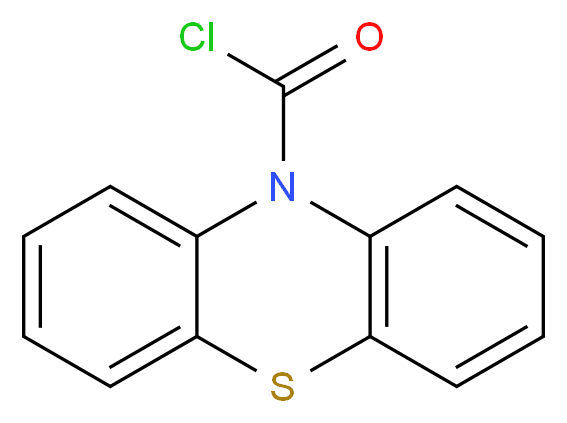 10H-Phenothiazine-10-carbonyl chloride_分子结构_CAS_)
