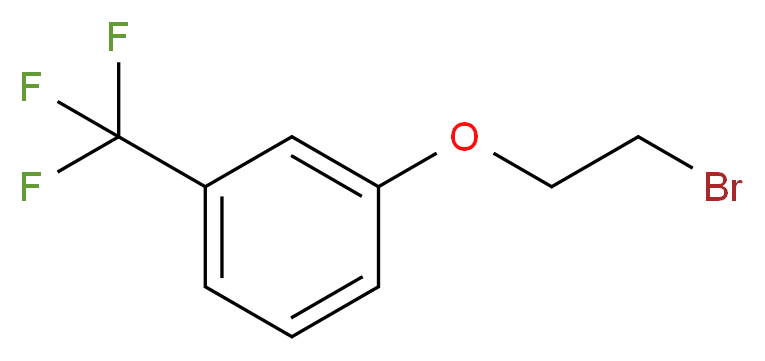 1-(2-bromoethoxy)-3-(trifluoromethyl)benzene_分子结构_CAS_18800-39-0