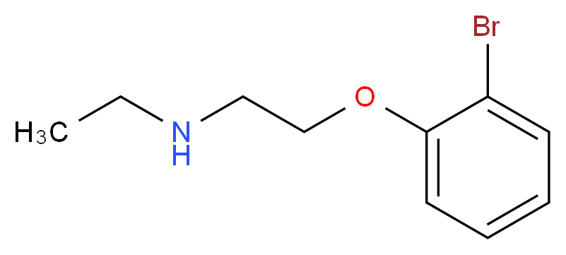 [2-(2-bromophenoxy)ethyl]ethylamine hydrochloride_分子结构_CAS_915920-58-0)