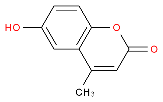 6-Hydroxy-4-methylcoumarin_分子结构_CAS_2373-31-1)