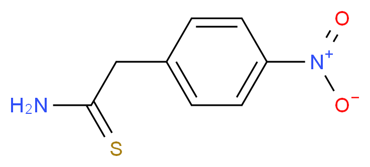 2-(4-nitrophenyl)ethanethioamide_分子结构_CAS_76254-70-1)