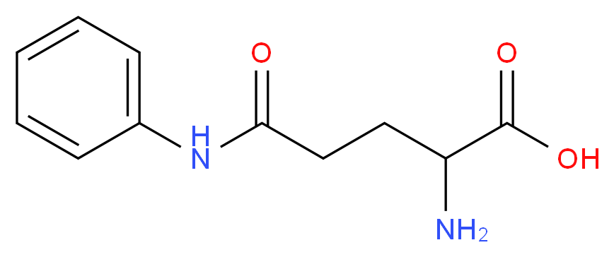 DL-Glutamic acid γ-anilide_分子结构_CAS_4337-38-6)