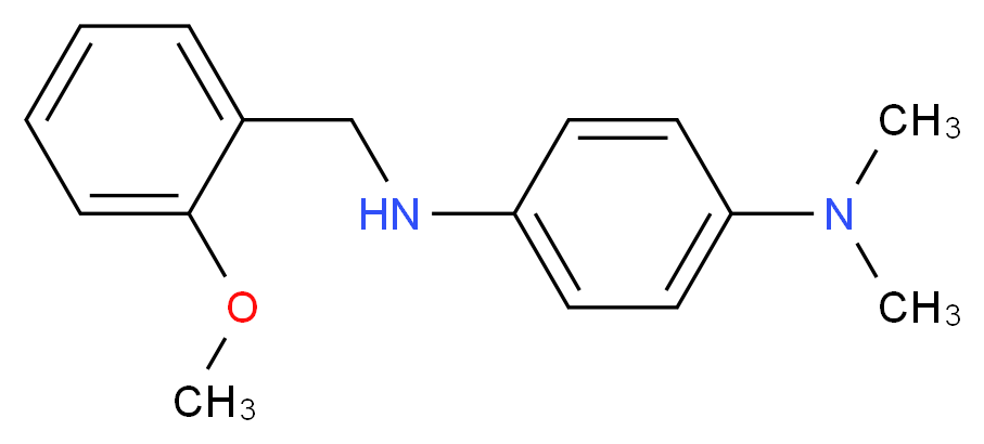 4-N-[(2-methoxyphenyl)methyl]-1-N,1-N-dimethylbenzene-1,4-diamine_分子结构_CAS_436088-37-8