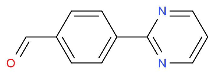 4-(Pyrimidin-2-yl)benzaldehyde 95%_分子结构_CAS_77232-38-3)