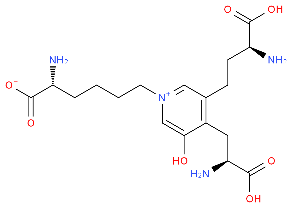 Deoxypyridinoline_分子结构_CAS_83462-55-9)