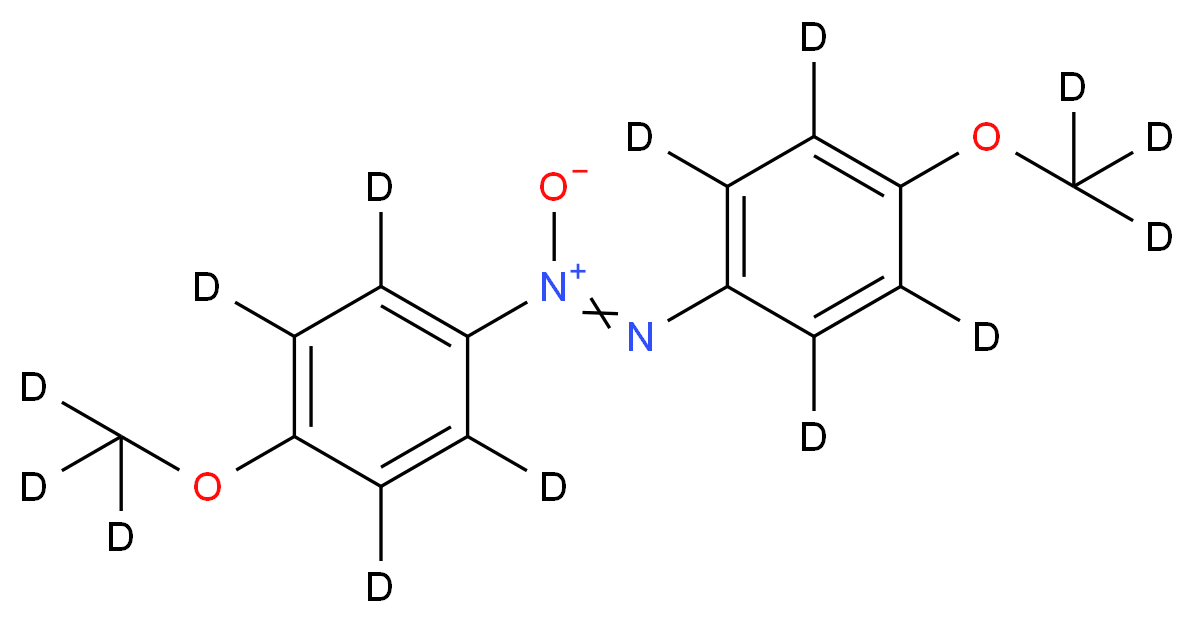 4,4'-氧化偶氮苯甲醚-d14_分子结构_CAS_39750-11-3)