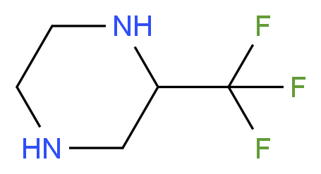 2-(三氟甲基)哌嗪_分子结构_CAS_131922-05-9)