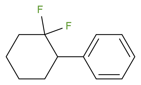(2,2-Difluorocyclohex-1-yl)benzene_分子结构_CAS_57514-11-1)