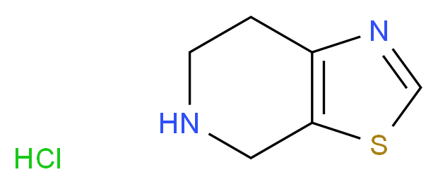 4H,5H,6H,7H-[1,3]thiazolo[5,4-c]pyridine hydrochloride_分子结构_CAS_1241725-84-7