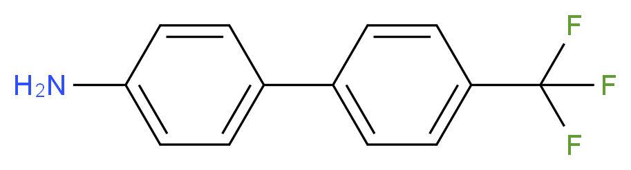4'-(Trifluoromethyl)-[1,1'-biphenyl]-4-amine_分子结构_CAS_57688-34-3)
