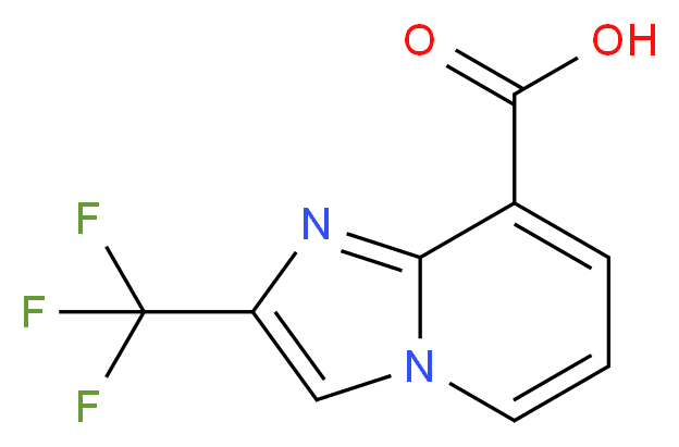 2-(Trifluoromethyl)imidazo[1,2-a]pyridine-8-carboxylic acid_分子结构_CAS_73221-20-2)