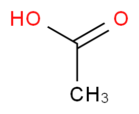 Acetic acid glacial_分子结构_CAS_64-19-7)