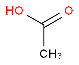 ACETIC ACID, GLACIAL_分子结构_CAS_64-19-7)