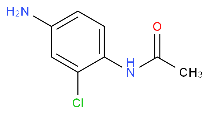 N-(4-Amino-2-chlorophenyl)acetamide_分子结构_CAS_57556-49-7)