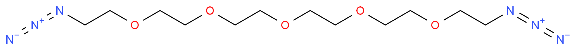 3,6,9,12,15-Pentaoxaheptadecane-1,17-diyl Bis-azide_分子结构_CAS_356046-26-9)