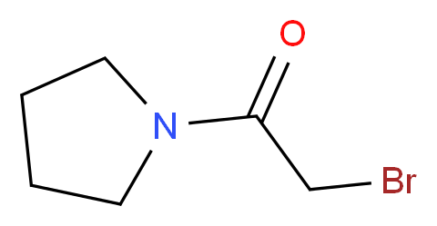 2-Bromo-1-(1-pyrrolidinyl)-1-ethanone_分子结构_CAS_90892-09-4)